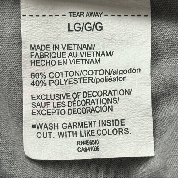 Under Armour Project Rock T-Shirt Gray Hardest Worker In The Room Large - Picture 7 of 10